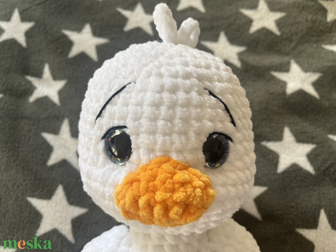 Horgolt kacsa - játék & sport - plüssállat & játékfigura - más figura - Meska.hu