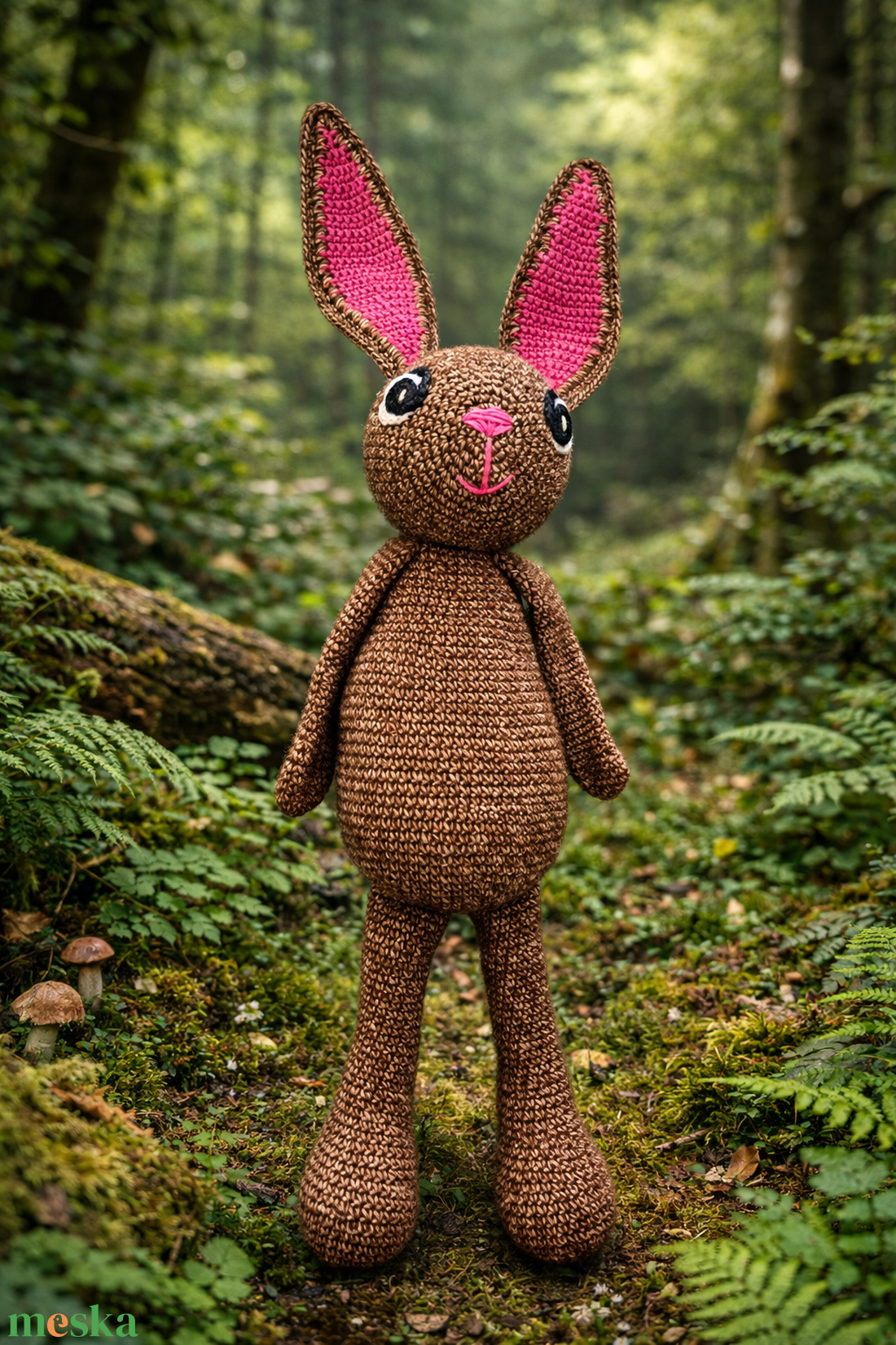 Horgolt nyuszi - játék & sport - plüssállat & játékfigura - nyuszi - Meska.hu