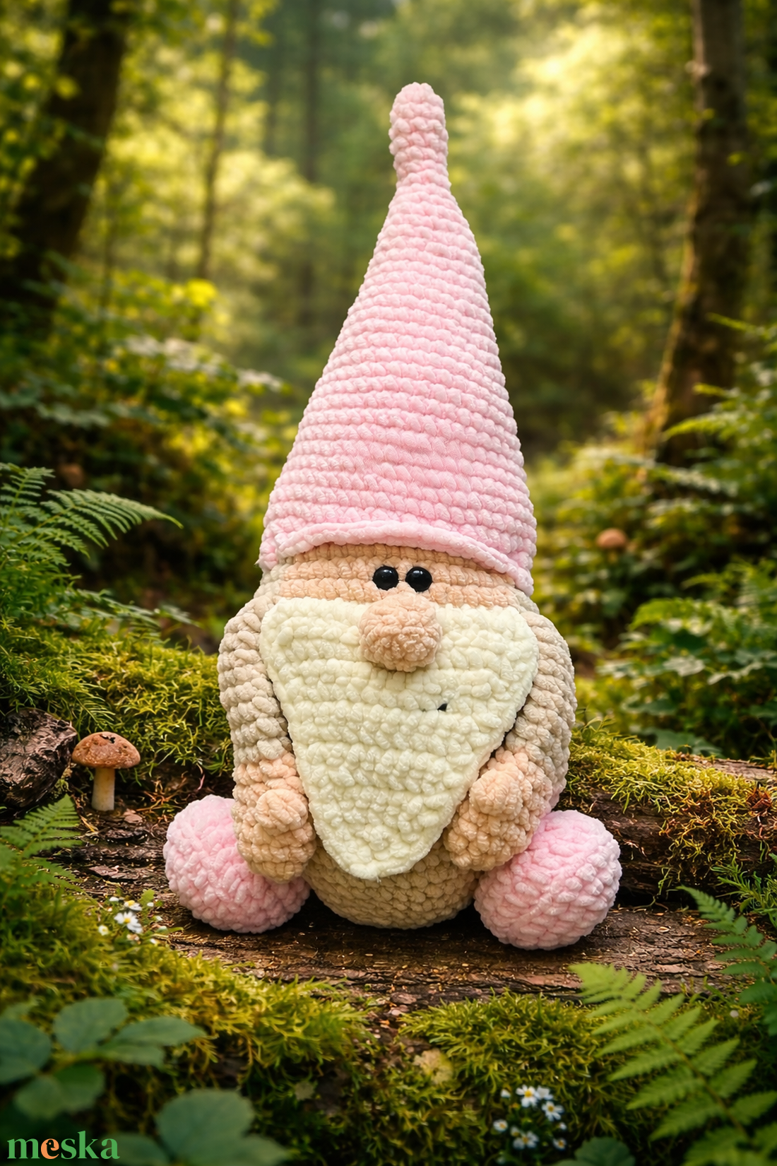 Horgolt manó - játék & sport - plüssállat & játékfigura - manócska - Meska.hu