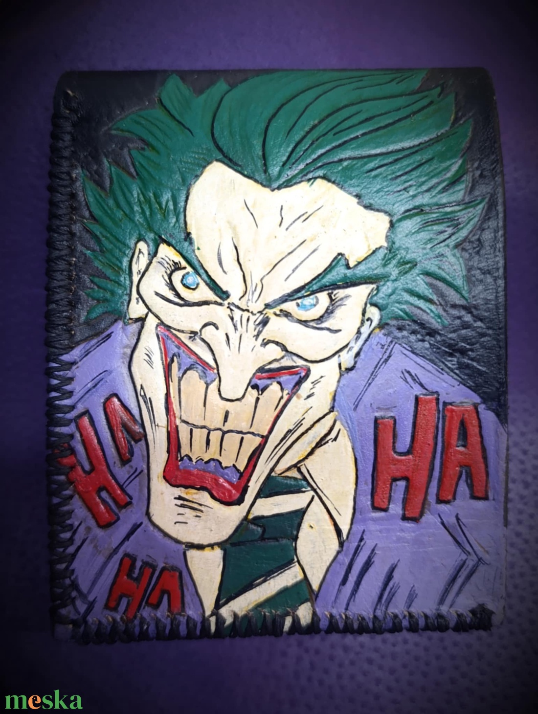 Joker Marhabőr Pénztárca  - táska & tok - pénztárca & más tok - aprópénztartó - Meska.hu