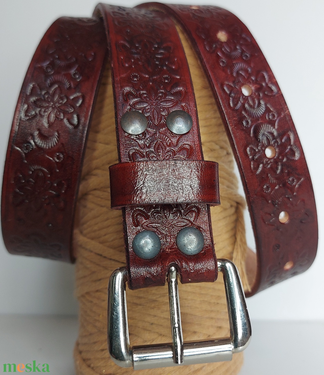 Marhabőr Női öv  - esküvő - kiegészítők - öv & pánt - Meska.hu