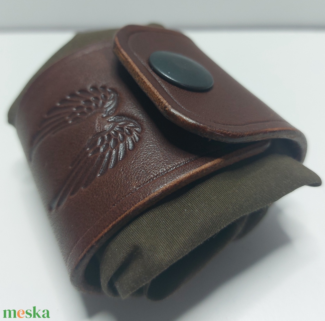 Bushcraft szütyő #Handmade # - táska & tok - pénztárca & más tok - dohánytasak & szütyő - Meska.hu