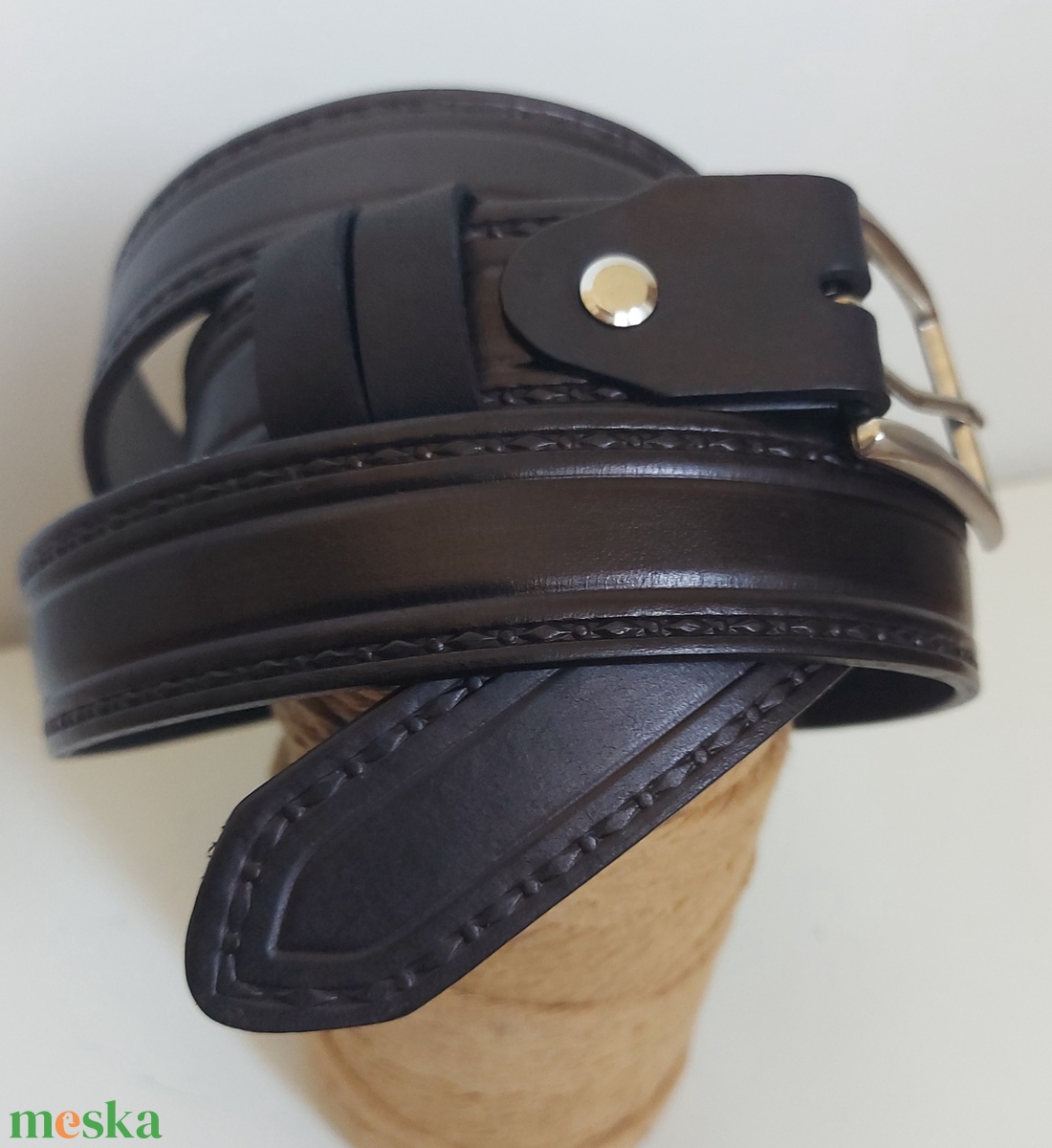 Marhabőr uniszex  derék öv - esküvő - kiegészítők - öv & pánt - Meska.hu