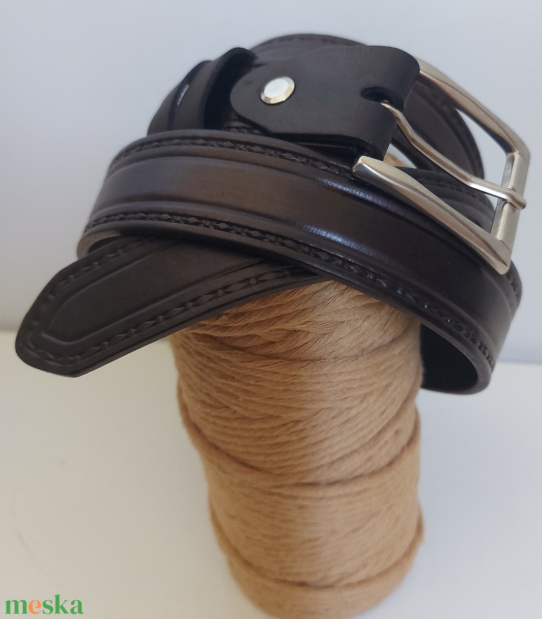 Marhabőr uniszex  derék öv - esküvő - kiegészítők - öv & pánt - Meska.hu