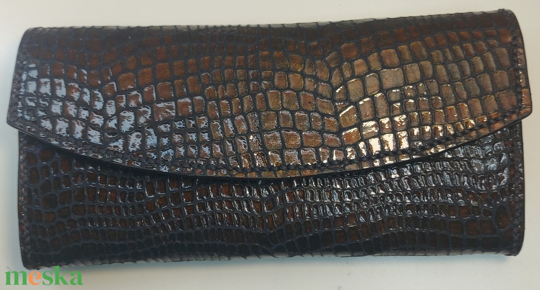 Marhabőr Női Pénztárca Krokodil mint�s - táska & tok - pénztárca & más tok - aprópénztartó - Meska.hu