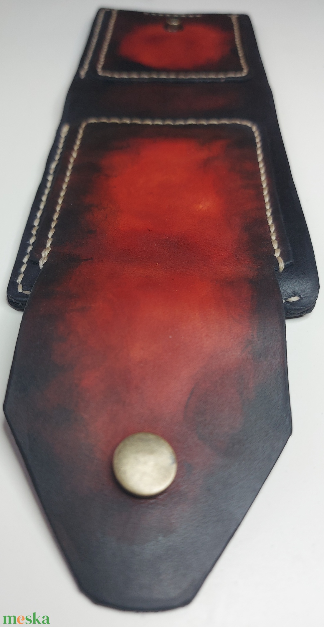 Marhabőr kompakt pénztárca  - táska & tok - pénztárca & más tok - dohánytasak & szütyő - Meska.hu