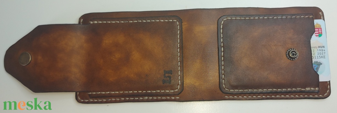 Marhabőr kompakt pénztárca  - táska & tok - pénztárca & más tok - dohánytasak & szütyő - Meska.hu