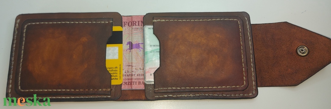 Marhabőr kompakt pénztárca  - táska & tok - pénztárca & más tok - dohánytasak & szütyő - Meska.hu