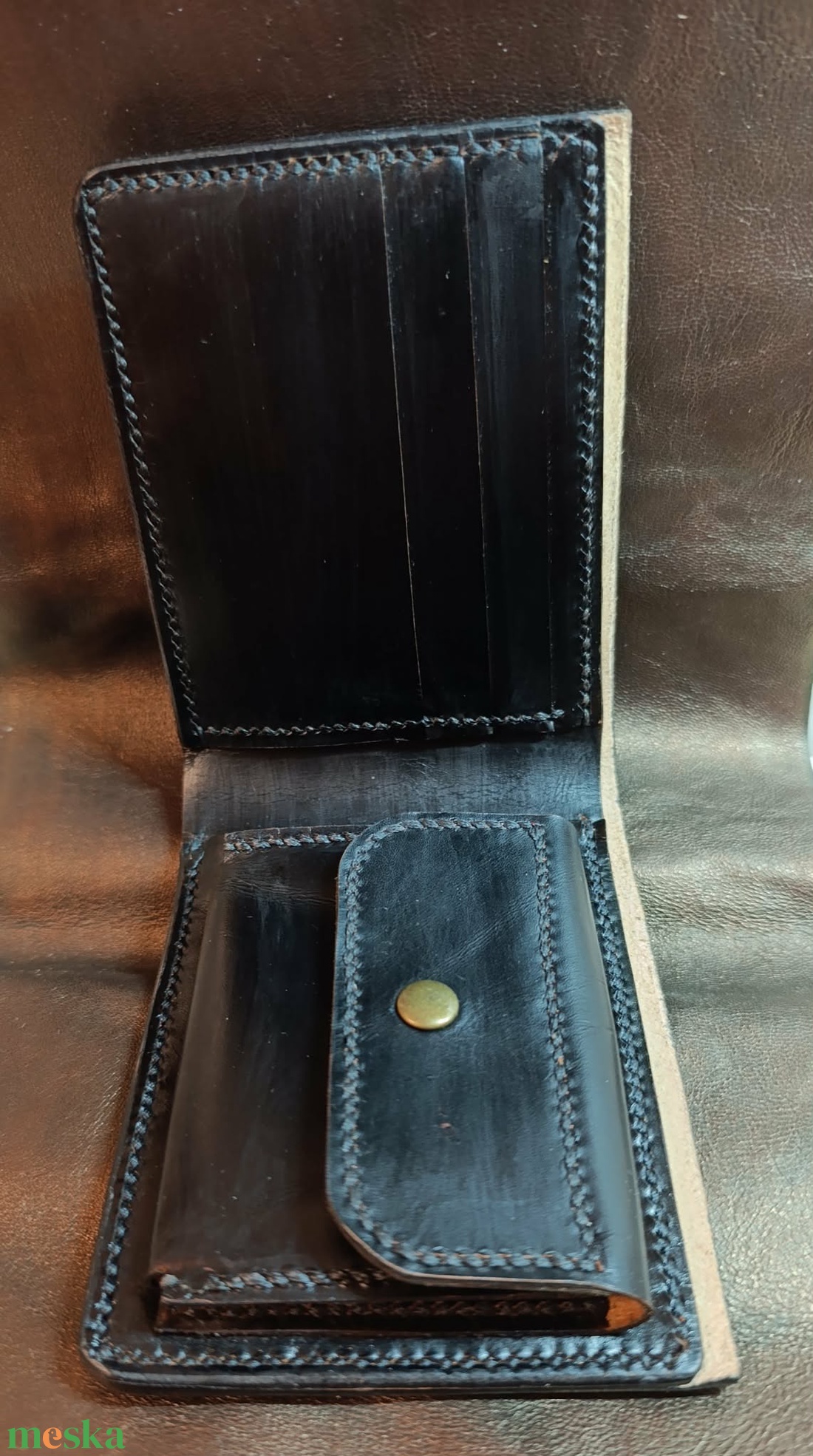 Marhabőr Pénztárca Alien - táska & tok - pénztárca & más tok - aprópénztartó - Meska.hu