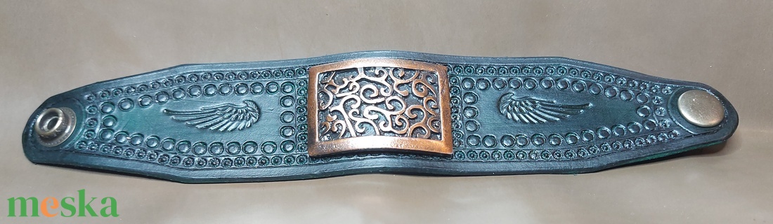 Marhabőr  Zöld Női Karkötő  - baba - mama - babaemlékek - babaváró karkötő - Meska.hu