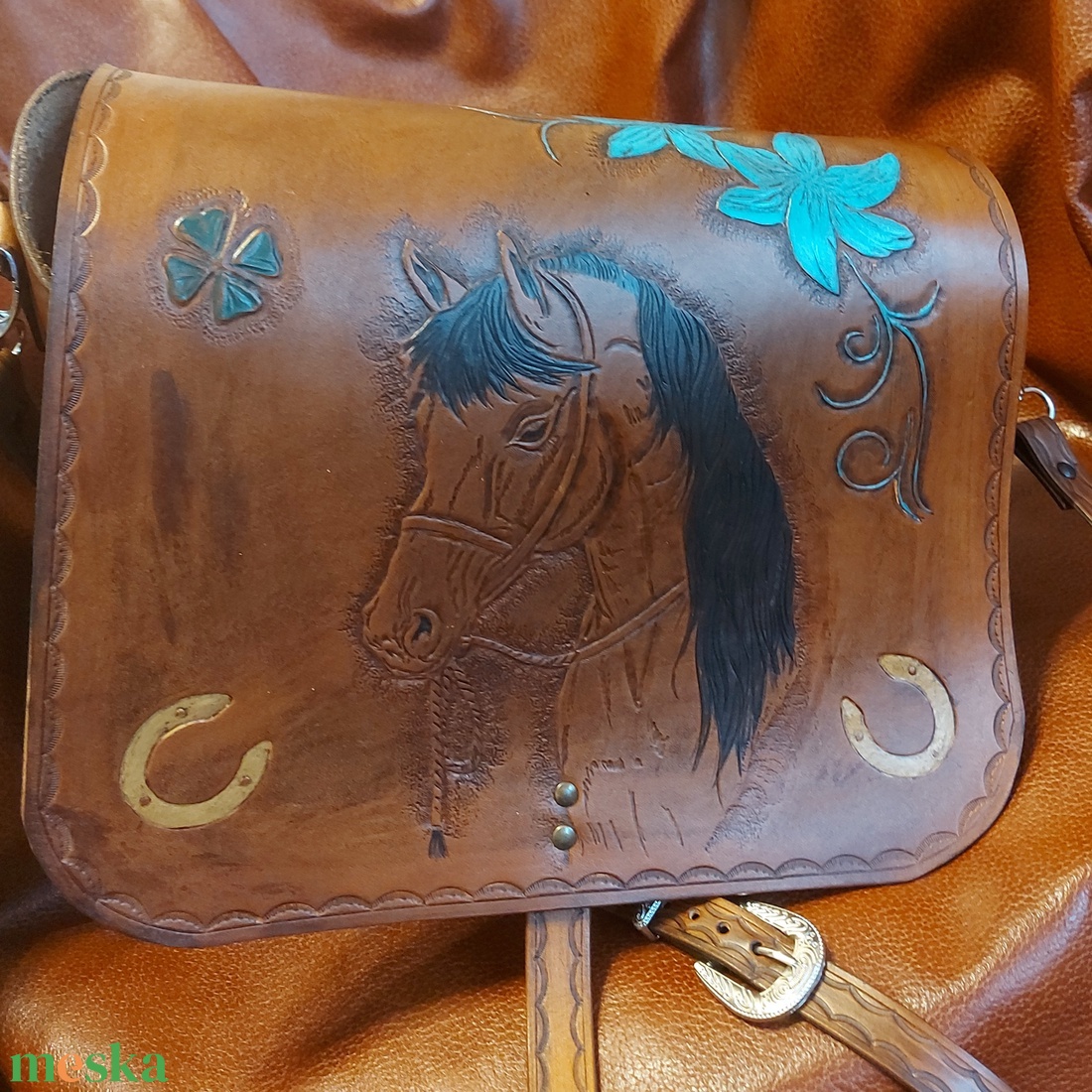 Marhabőr Női válltáska  - táska & tok - kézitáska & válltáska - belső rendező - Meska.hu