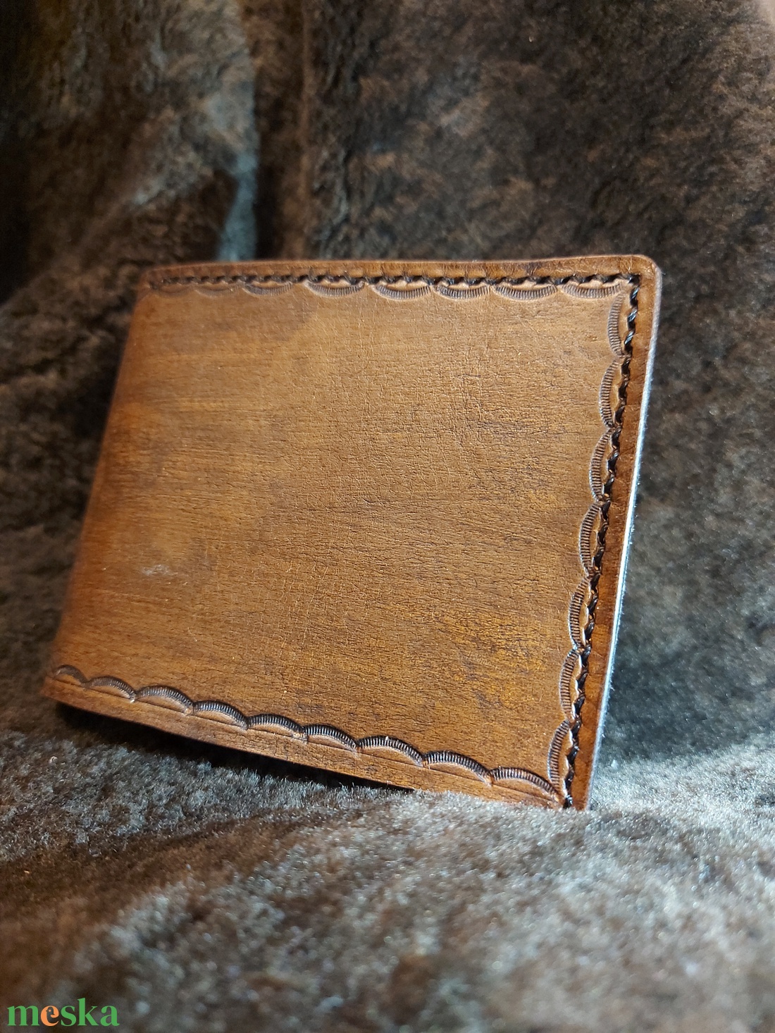 Marhabőr Szarvas Pénztárca #Handmade# - táska & tok - pénztárca & más tok - aprópénztartó - Meska.hu