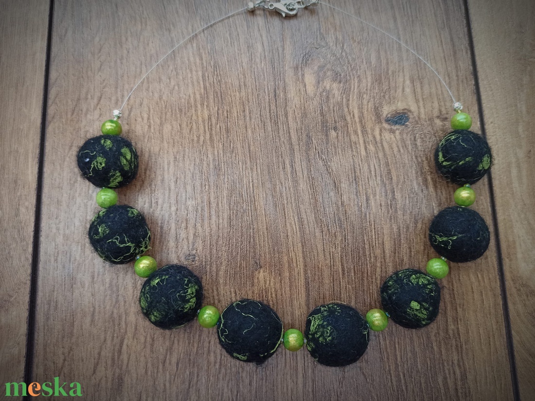 Mátrix nemezékszer együttes - ékszer - ékszerszett - Meska.hu