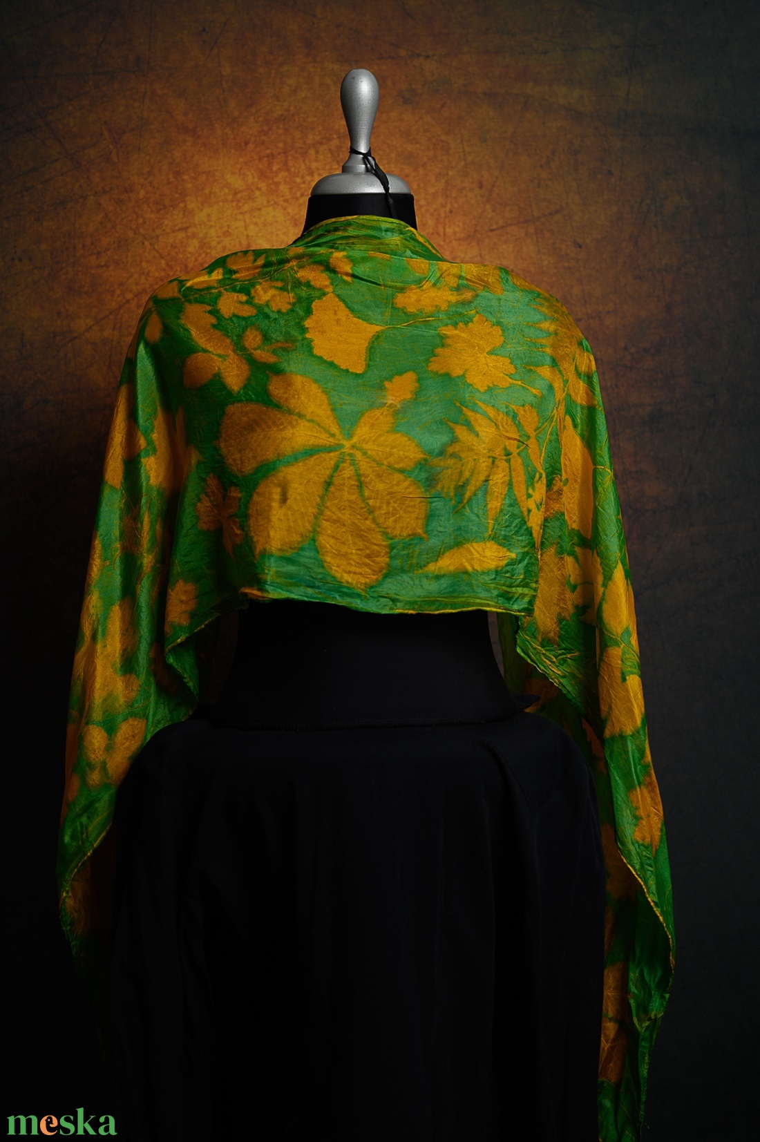 Mediumprint selyemsál - ruha & divat - sál, sapka, kendő - sál - Meska.hu