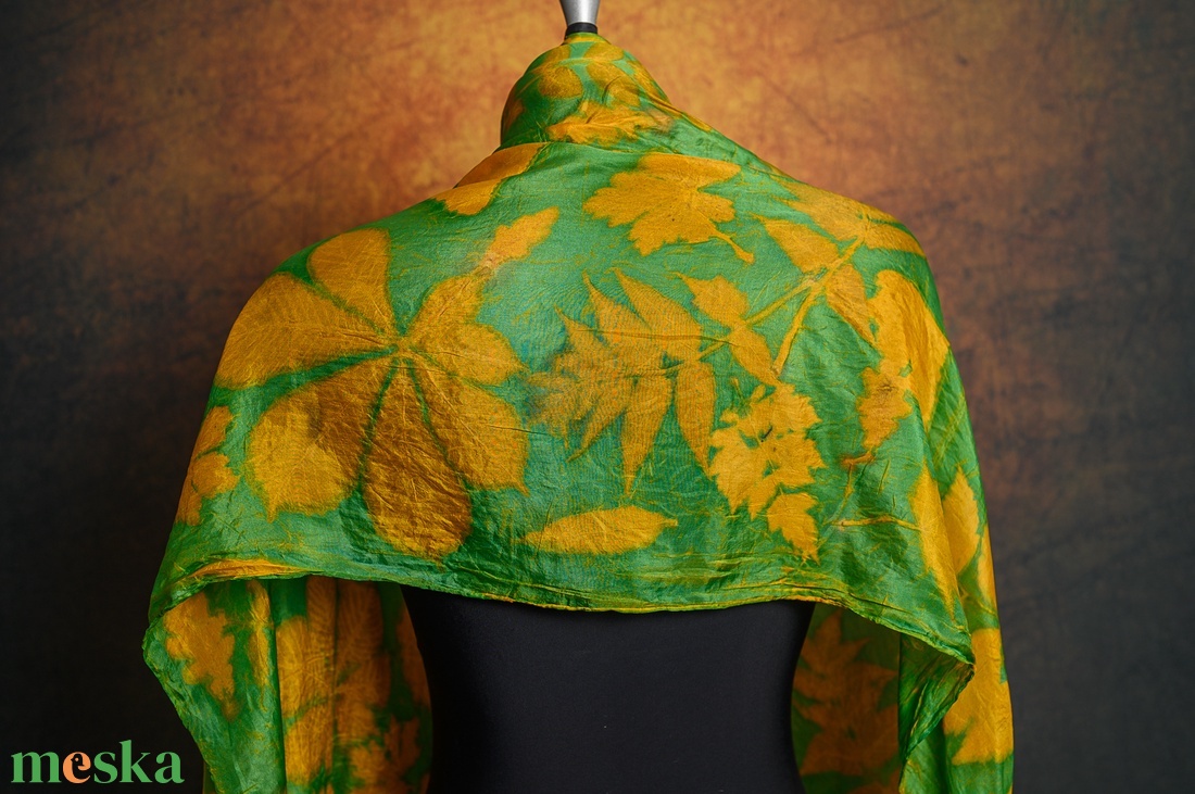 Mediumprint selyemsál - ruha & divat - sál, sapka, kendő - sál - Meska.hu