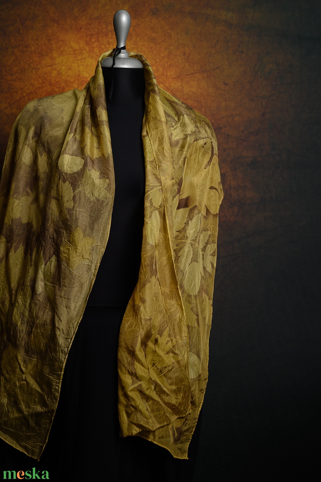 Mediumprint selyemsál - ruha & divat - sál, sapka, kendő - sál - Meska.hu