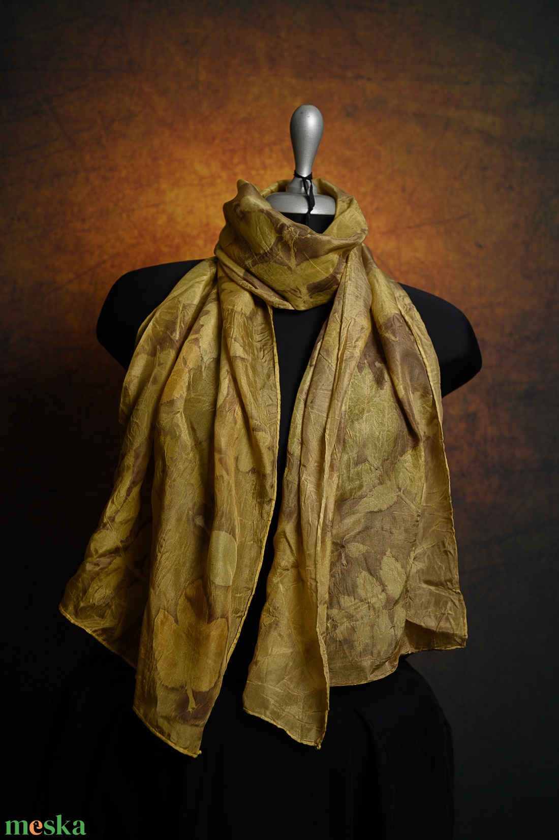 Mediumprint selyemsál - ruha & divat - sál, sapka, kendő - sál - Meska.hu