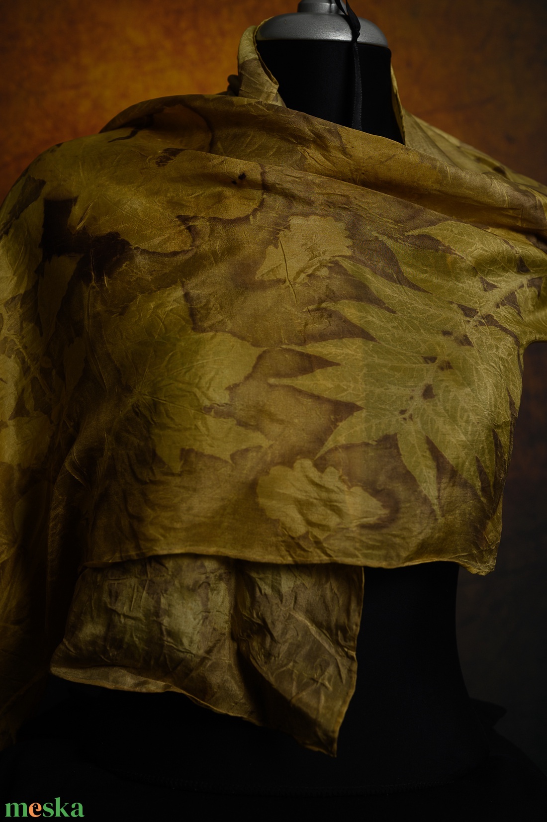 Mediumprint selyemsál - ruha & divat - sál, sapka, kendő - sál - Meska.hu