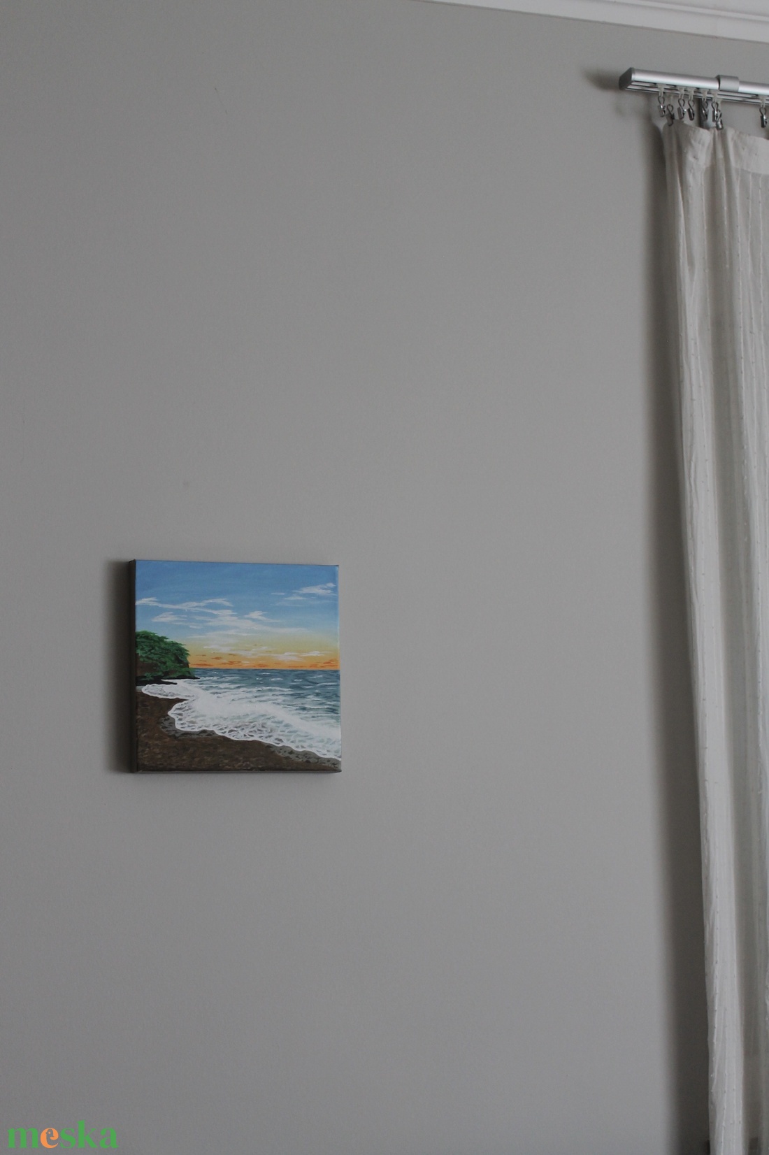 Tengerpart festmény - művészet - festmény - akril - Meska.hu