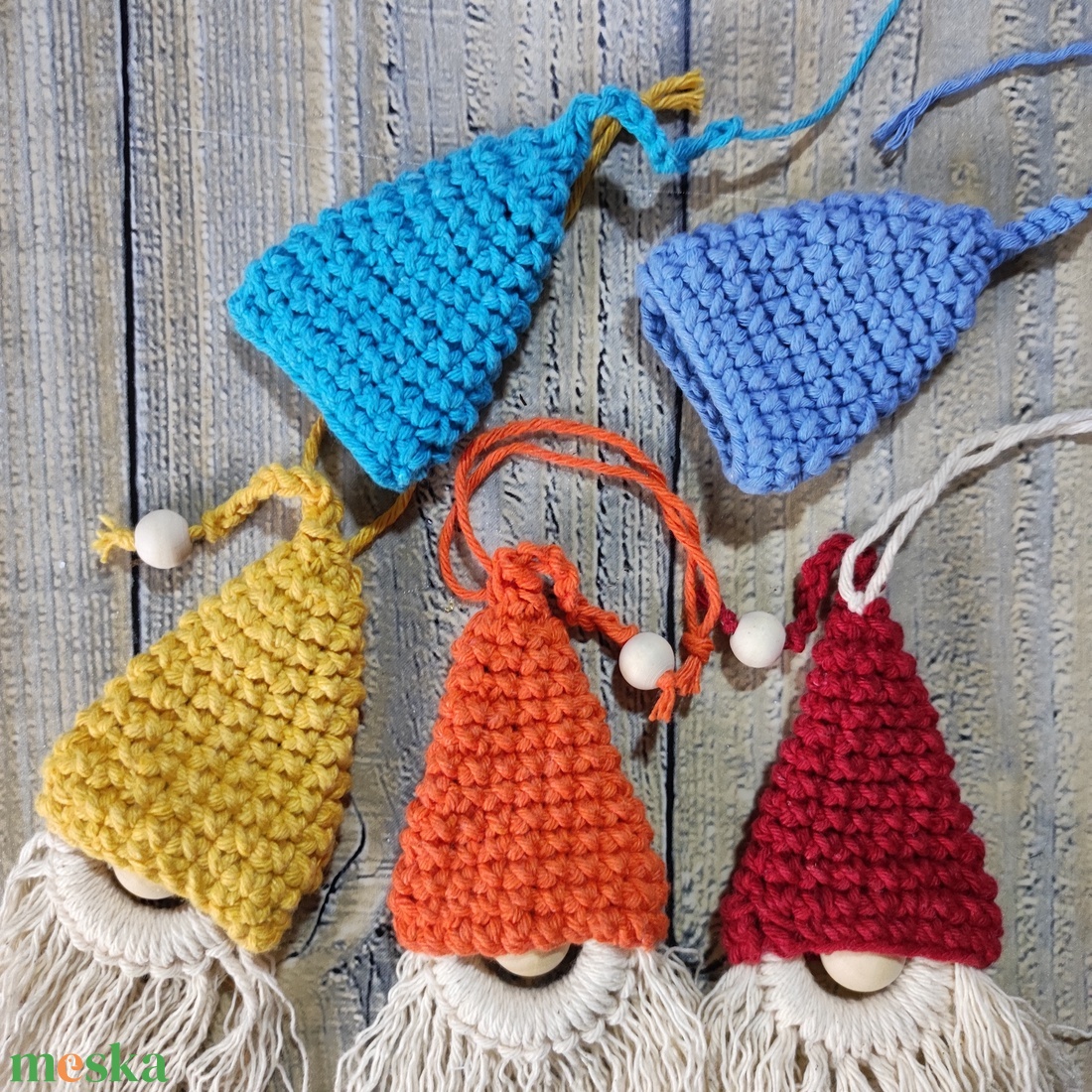Csináld magad! 4 karácsonyi gnóm, skandináv stílusú karácsonyfadísz, saját készítésű autódísz, DIY csomag gyerekeknek - diy (csináld magad) - egységcsomag - Meska.hu