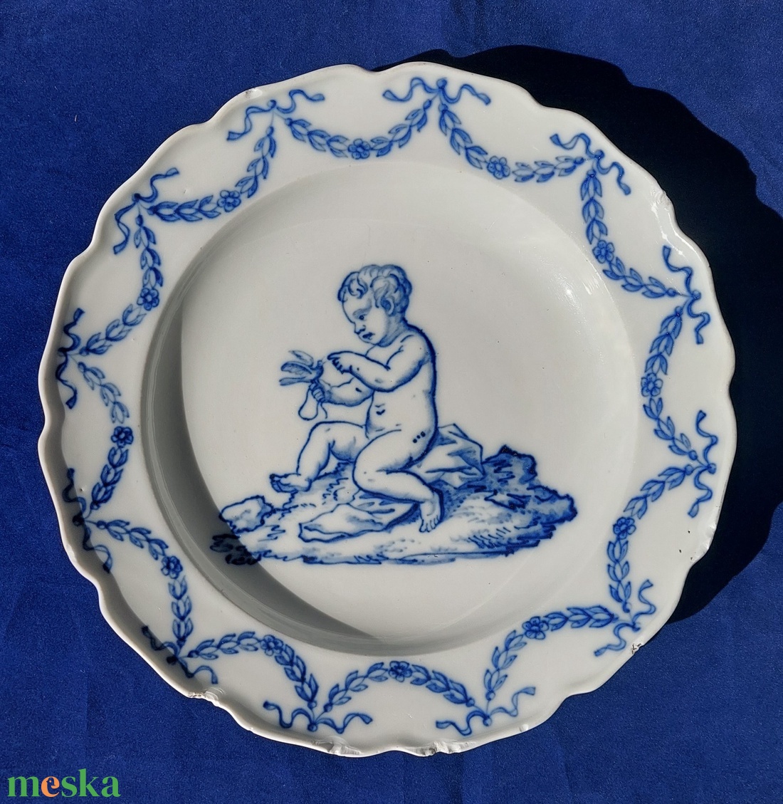 Dísztányér Meissen 1765 körül - művészet - más gyűjtemények - Meska.hu
