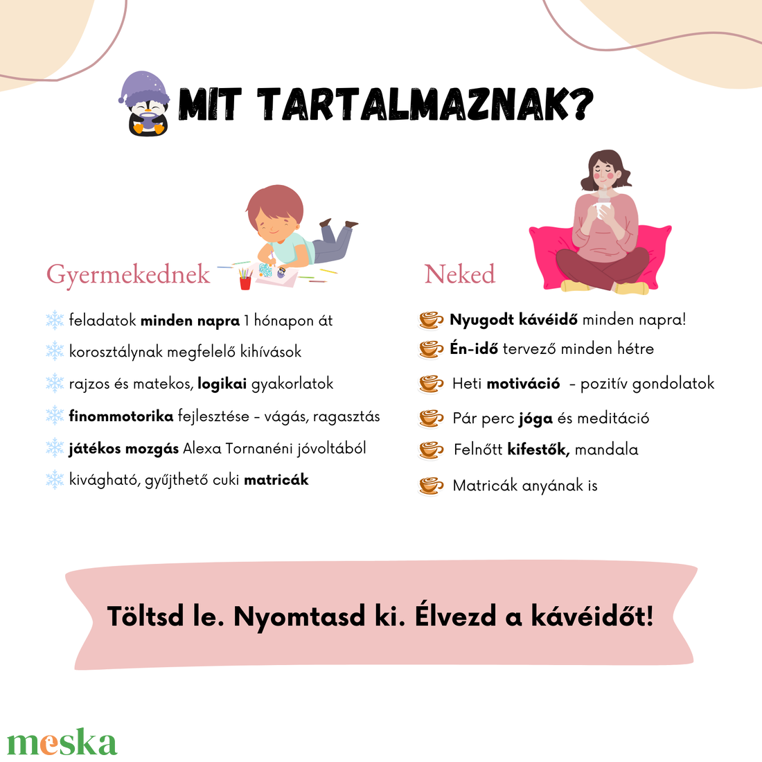 Játékos Készségfejlesztő Feladatlapok Ovisoknak (Akciós Téli kiadás) + AJÁNDÉK Tavaszi Bakancslista - játék & sport - készségfejlesztő és logikai játék - oktató játékok - Meska.hu Játékos Készségfejlesztő Feladatlapok Ovisoknak (Akciós Téli kiadás) + AJÁNDÉK Tavaszi Bakancslista - játék & sport - készségfejlesztő és logikai játék - oktató játékok - Meska.hu