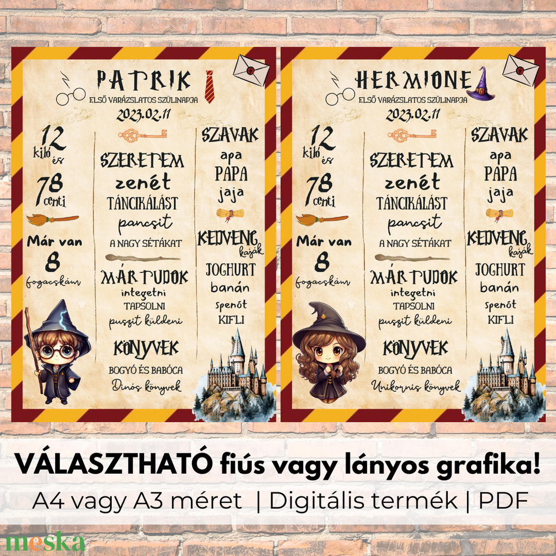 Harry Potter Szülinapi Kép - Poszter / egy éves lettem vagy sokadik szülinapra/ Fiúnak és Lányoknak - otthon & életmód - babaszoba, gyerekszoba - babaszoba kép - Meska.hu Harry Potter Szülinapi Kép - Poszter / egy éves lettem vagy sokadik szülinapra/ Fiúnak és Lányoknak - otthon & életmód - babaszoba, gyerekszoba - babaszoba kép - Meska.hu