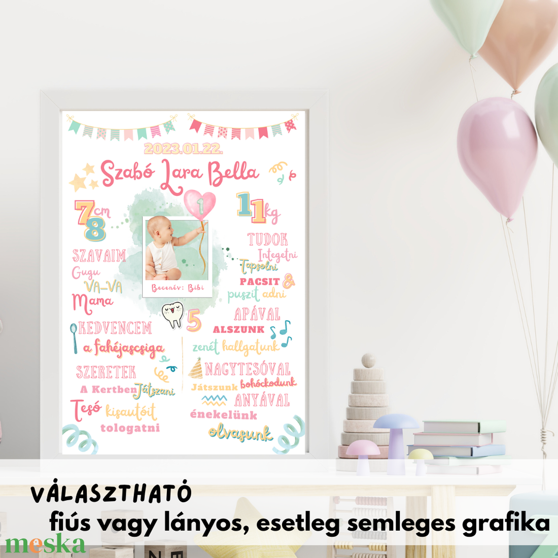Szülinapi Kép - Poszter egyedi fotóval / egy éves lettem vagy sokadik szülinapra/ Fiúnak és Lányoknak - otthon & életmód - babaszoba, gyerekszoba - babaszoba kép - Meska.hu Szülinapi Kép - Poszter egyedi fotóval / egy éves lettem vagy sokadik szülinapra/ Fiúnak és Lányoknak - otthon & életmód - babaszoba, gyerekszoba - babaszoba kép - Meska.hu