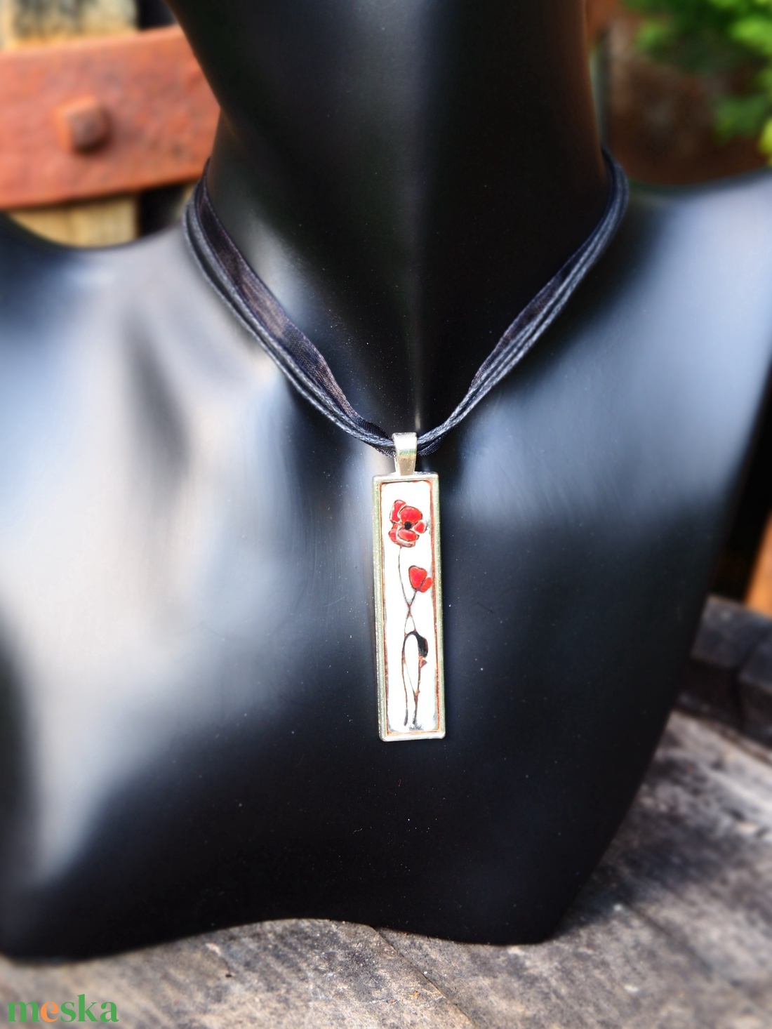 PIPACS - tűzzománc nyaklánc - ékszer - nyaklánc - medálos nyaklánc - Meska.hu