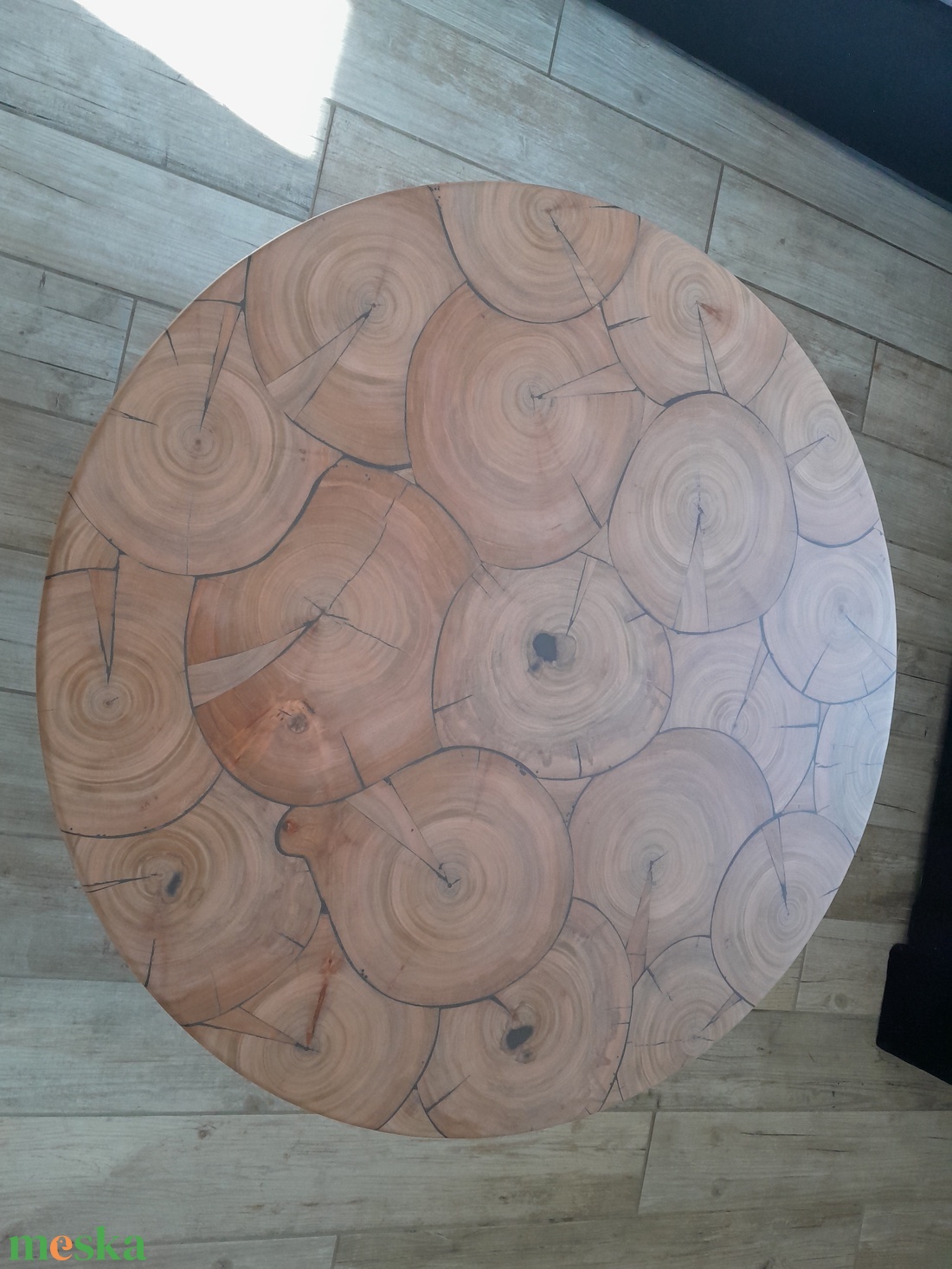 Kerek dohányzóasztal - otthon & életmód - bútor - asztal - Meska.hu