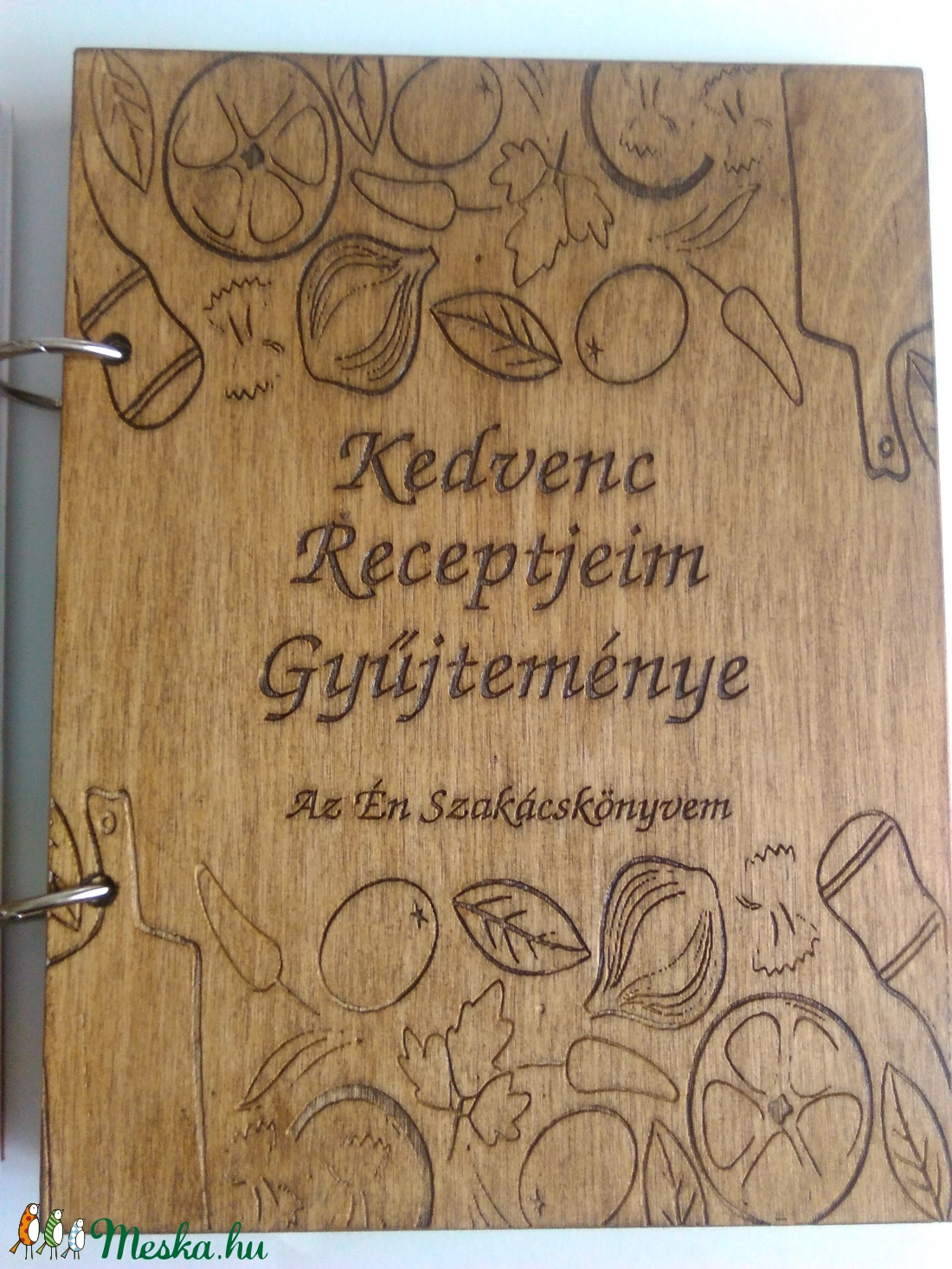 Üres Receptkönyv Fa Borítóval - - Meska.hu Üres Receptkönyv Fa Borítóval - - Meska.hu