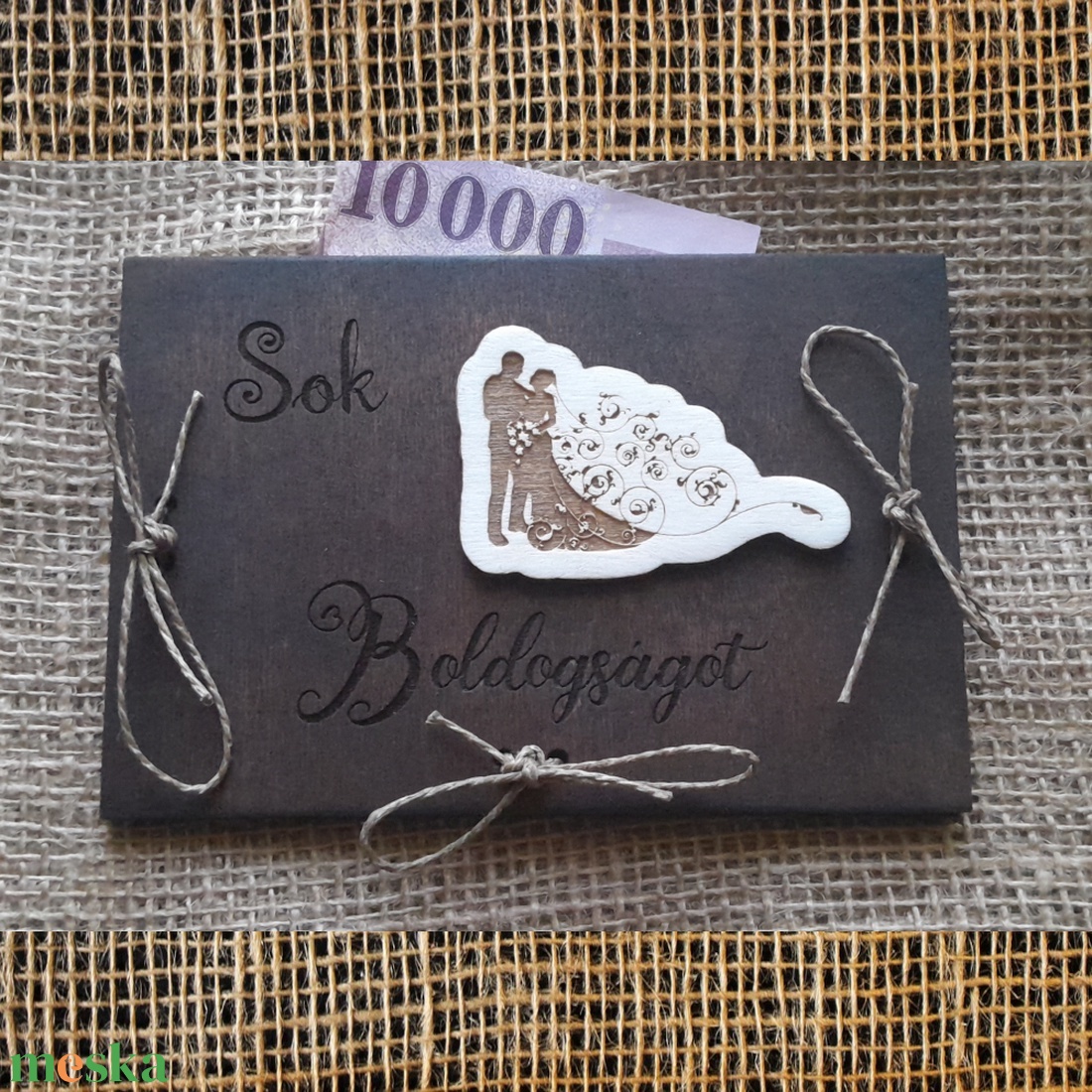 Elegáns, Fából Készült Esküvői Pénzátadó Sok Boldogságot Felirattal - esküvő - emlék & ajándék - nászajándék - esküvői pénzátadó boríték, kártya - Meska.hu Elegáns, Fából Készült Esküvői Pénzátadó Sok Boldogságot Felirattal - esküvő - emlék & ajándék - nászajándék - esküvői pénzátadó boríték, kártya - Meska.hu