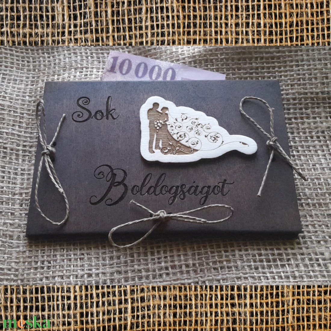 Elegáns, Fából Készült Esküvői Pénzátadó Sok Boldogságot Felirattal - esküvő - emlék & ajándék - nászajándék - esküvői pénzátadó boríték, kártya - Meska.hu Elegáns, Fából Készült Esküvői Pénzátadó Sok Boldogságot Felirattal - esküvő - emlék & ajándék - nászajándék - esküvői pénzátadó boríték, kártya - Meska.hu