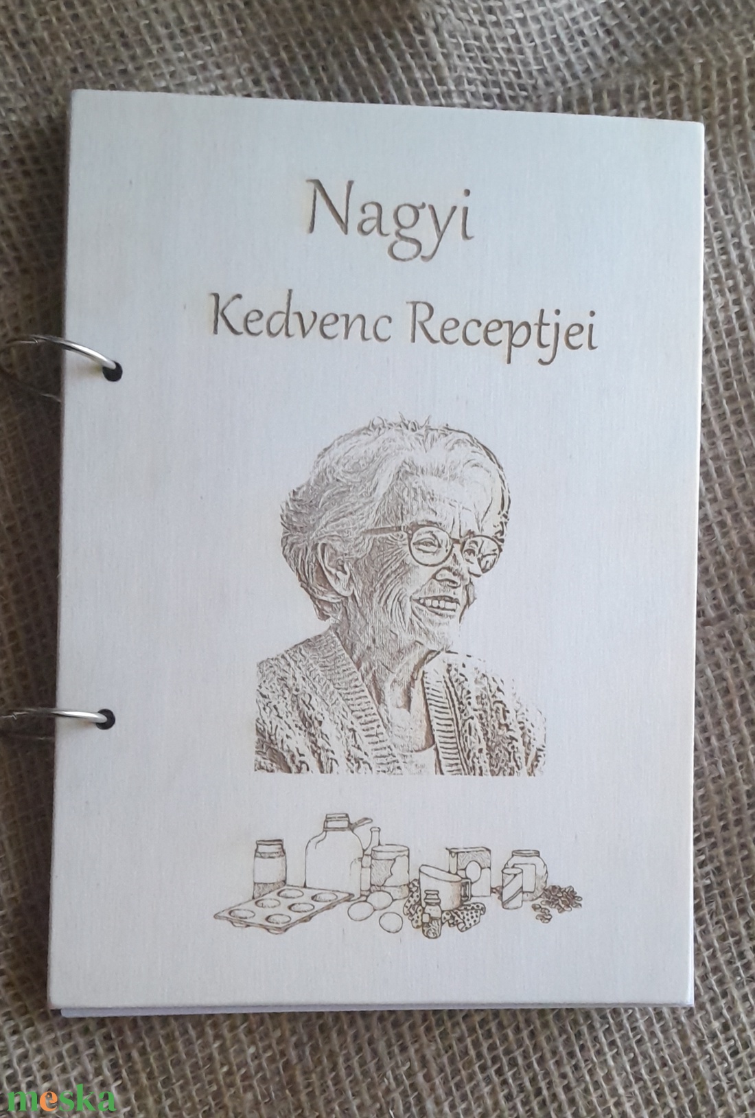 Nagymamád kedvenc receptjei egyetlen, különleges könyvben - otthon & életmód - konyhafelszerelés, tálalás - sütés, főzés - receptfüzet - Meska.hu
