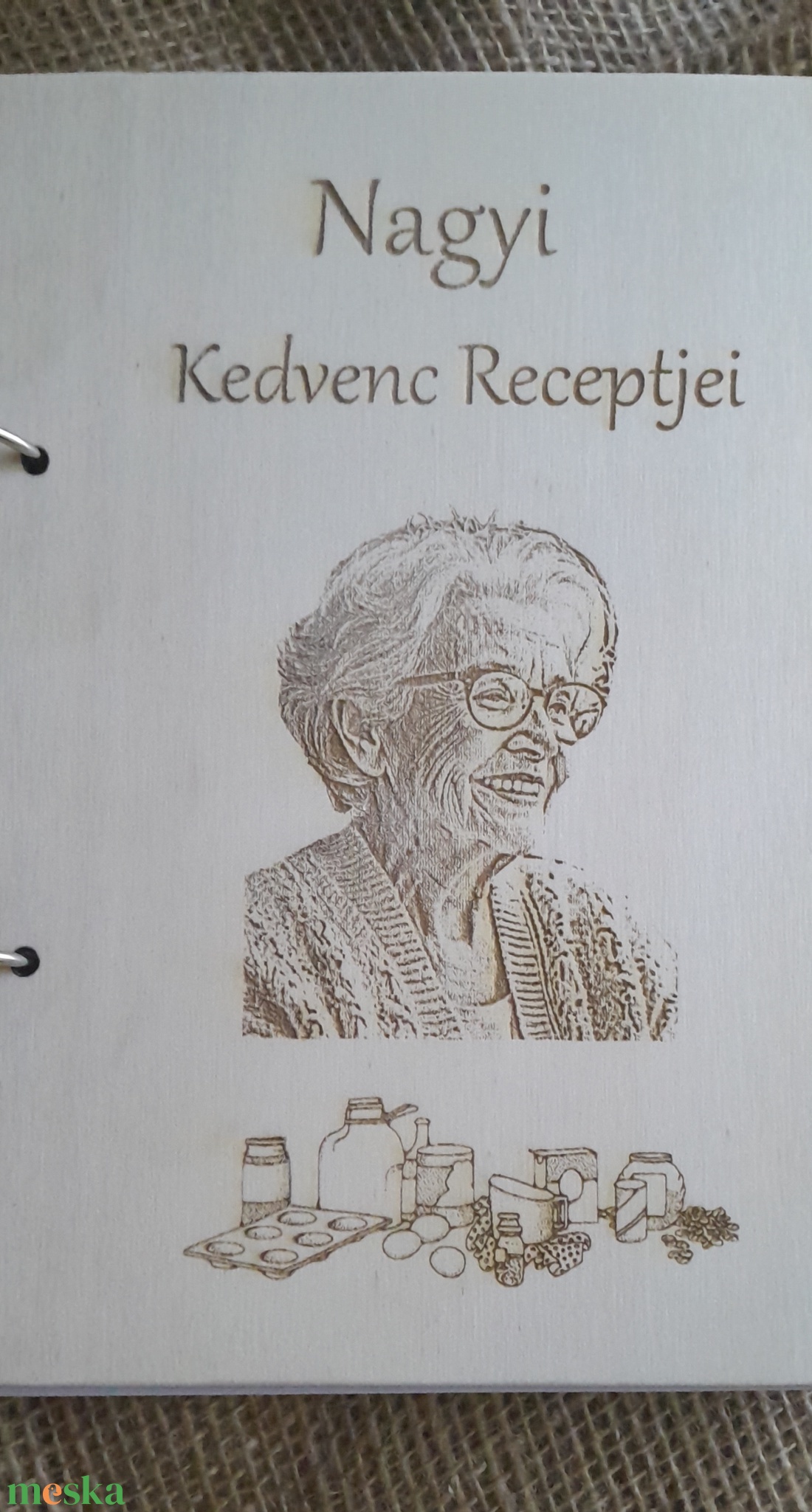 Nagymamád kedvenc receptjei egyetlen, különleges könyvben - otthon & életmód - konyhafelszerelés, tálalás - sütés, főzés - receptfüzet - Meska.hu