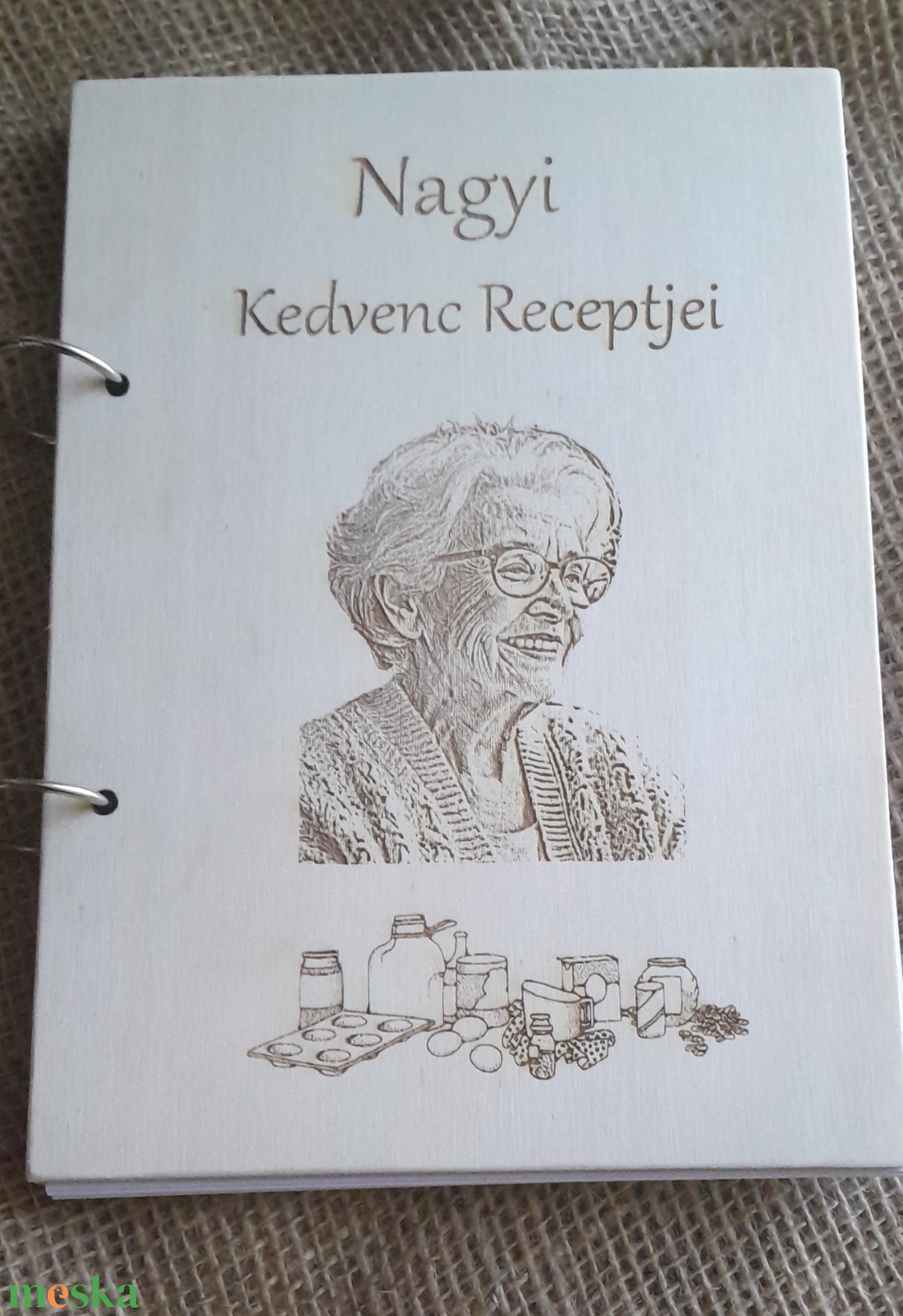 Nagymamád kedvenc receptjei egyetlen, különleges könyvben - otthon & életmód - konyhafelszerelés, tálalás - sütés, főzés - receptfüzet - Meska.hu