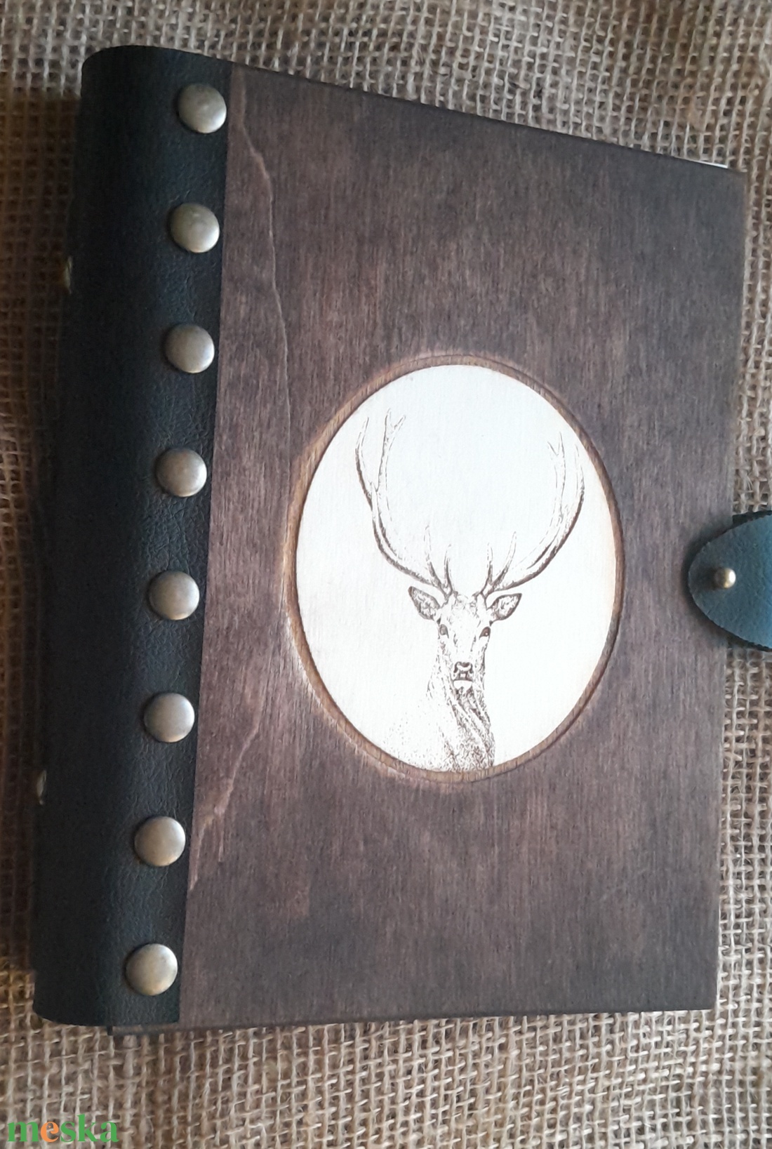 Vadásznapló / Album / Évfordulós ajánd�k / Nász ajándék /Könyv / Fotó album /Egyedi grafikával/Gravirozott Fa Boritóval - játék & sport - sport és kikapcsolódás - vadászat - Meska.hu