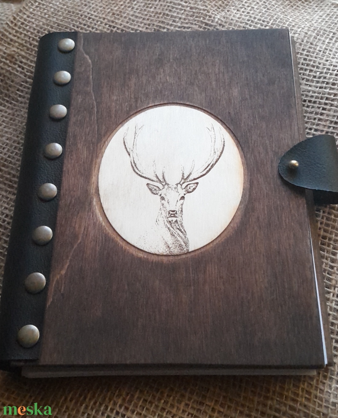 Vadásznapló / Album / Évfordulós ajánd�k / Nász ajándék /Könyv / Fotó album /Egyedi grafikával/Gravirozott Fa Boritóval - játék & sport - sport és kikapcsolódás - vadászat - Meska.hu