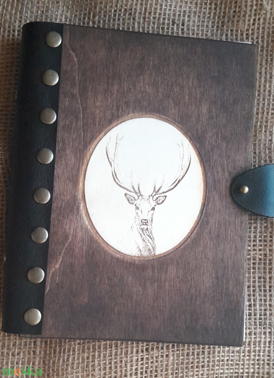 Vadásznapló / Album / Évfordulós ajánd�k / Nász ajándék /Könyv / Fotó album /Egyedi grafikával/Gravirozott Fa Boritóval - játék & sport - sport és kikapcsolódás - vadászat - Meska.hu