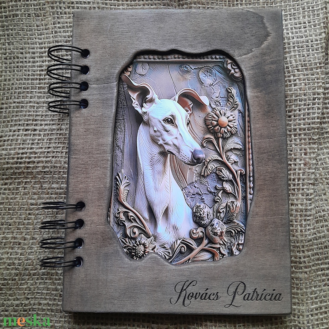 Agaras-Egyedi, Névre Szóló Napló-Notesz  Spirálkötéses A5 Méretben - otthon & életmód - papír, írószer - jegyzetfüzet & napló - Meska.hu