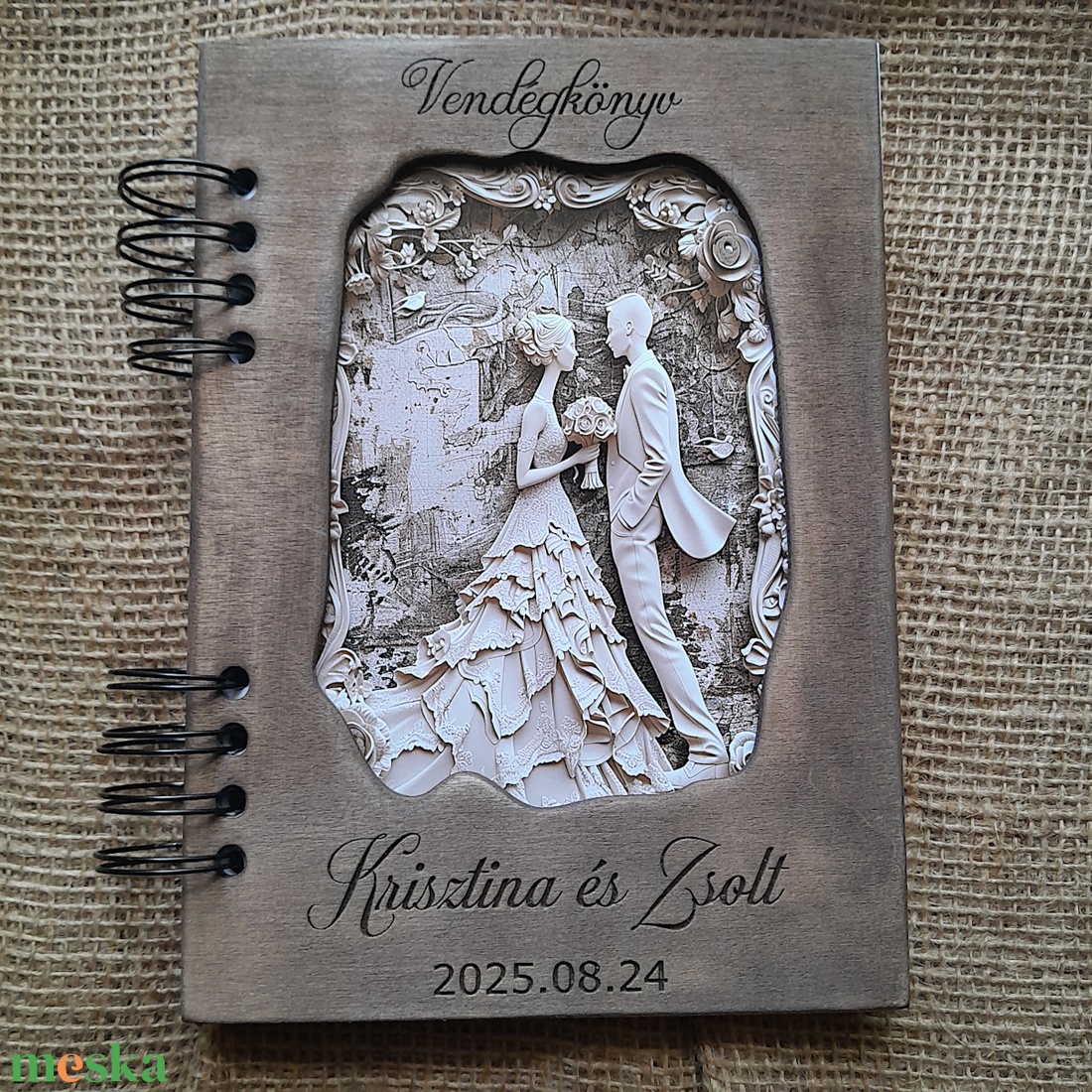 Esküvői Vendégkönyv-Névre Szóló-Notesz-Vendég Könyv-A5-Méretű-Spirál Kötéssel - esküvő - emlék & ajándék - album & fotóalbum - Meska.hu Esküvői Vendégkönyv-Névre Szóló-Notesz-Vendég Könyv-A5-Méretű-Spirál Kötéssel - esküvő - emlék & ajándék - album & fotóalbum - Meska.hu