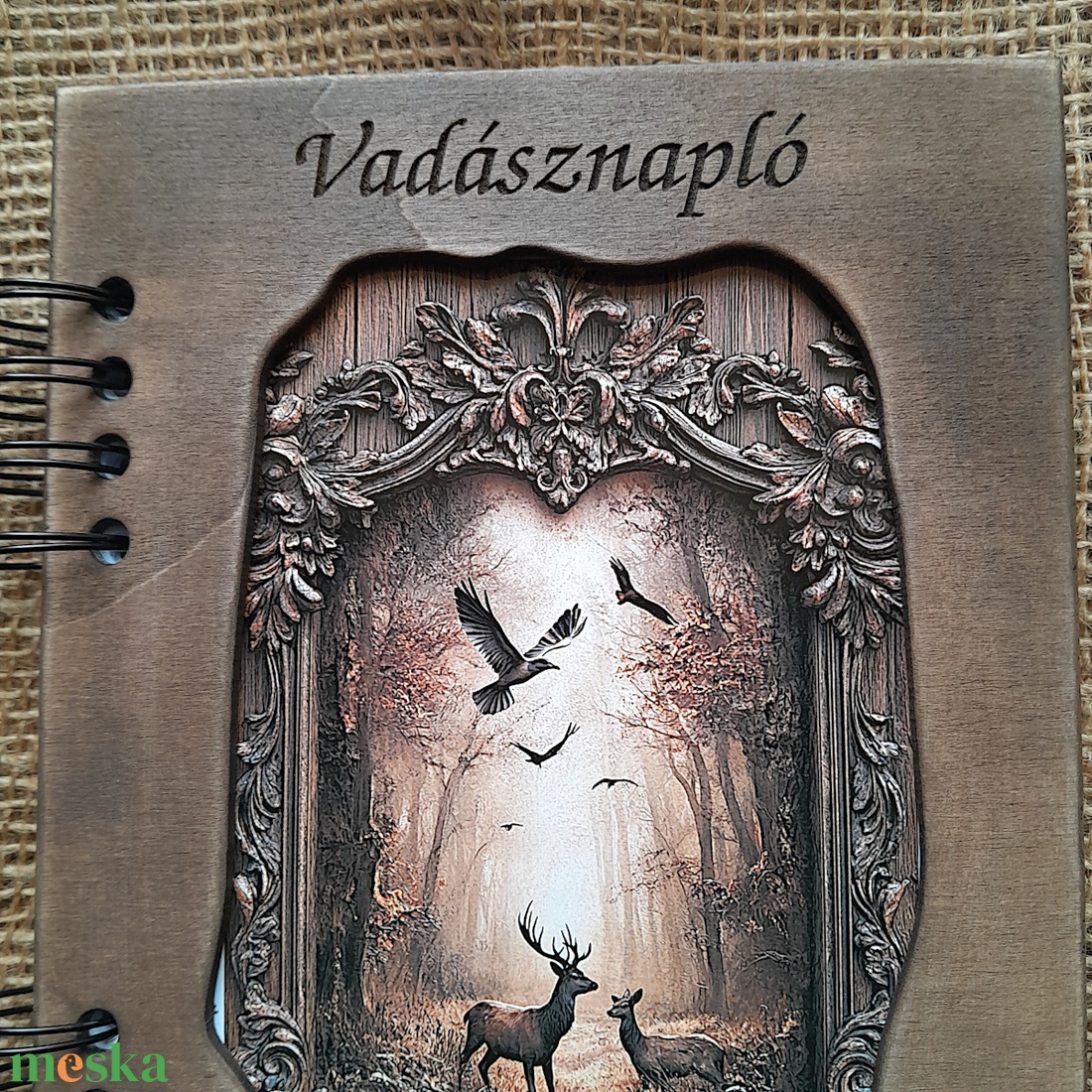 Névre Szóló Vadásznapló  Spirálkötéses A5 Méretben - otthon & életmód - papír, írószer - jegyzetfüzet & napló - Meska.hu