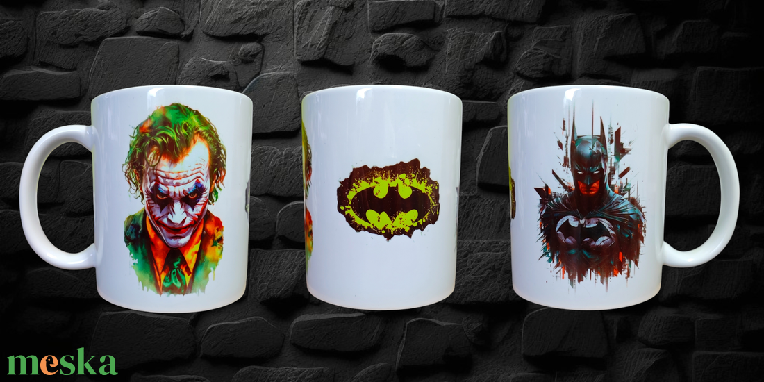 Sötét Lovagoknak és Kaotikus Bohócoknak - otthon & életmód - konyhafelszerelés, tálalás - tálalás - bögre & csésze - Meska.hu