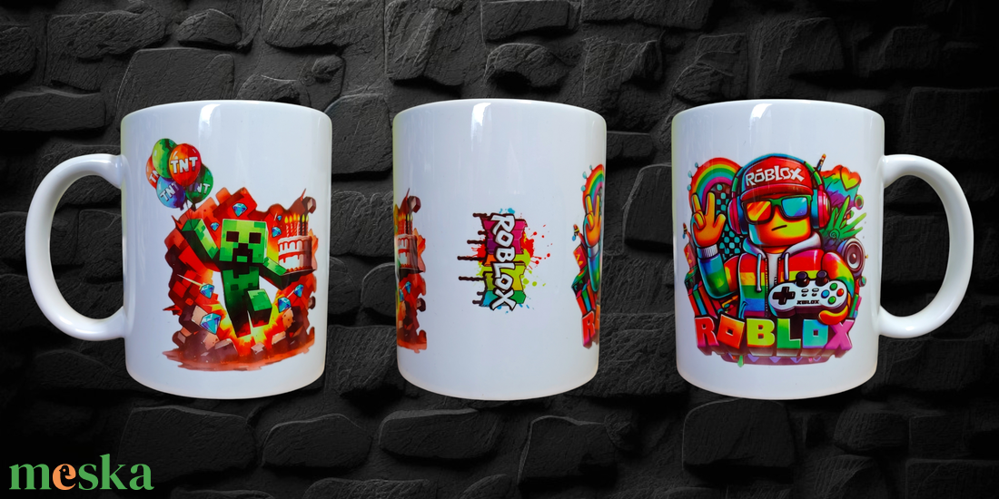 A bögre, amitől a Creeper sem robban fel (remélhetőleg) - otthon & életmód - konyhafelszerelés, tálalás - tálalás - bögre & csésze - Meska.hu