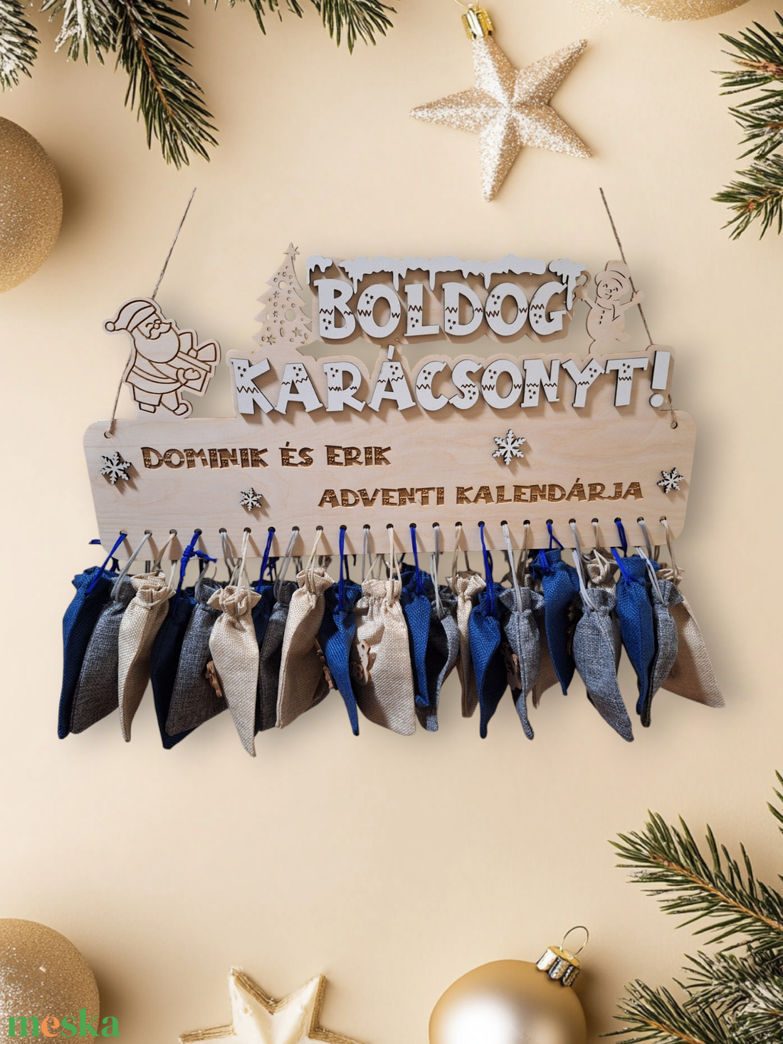 Karácsonyi adventi naptár - karácsony - adventi díszek - adventi naptár - Meska.hu Karácsonyi adventi naptár - karácsony - adventi díszek - adventi naptár - Meska.hu