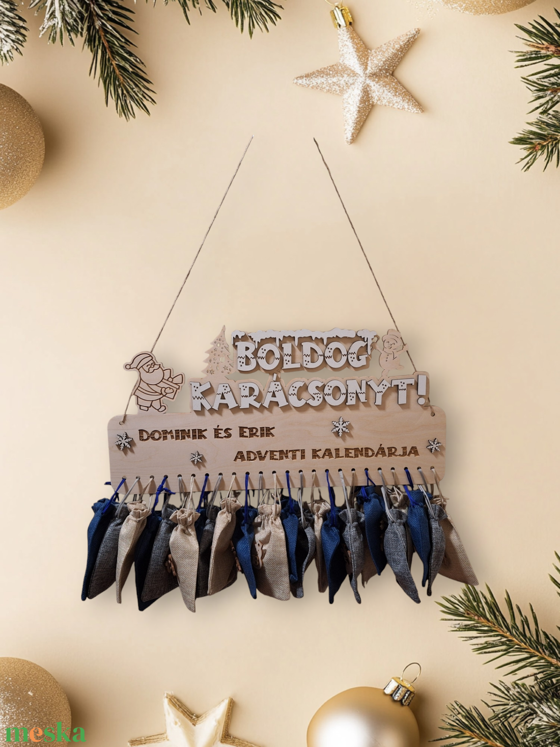 Karácsonyi adventi naptár - karácsony - adventi díszek - adventi naptár - Meska.hu Karácsonyi adventi naptár - karácsony - adventi díszek - adventi naptár - Meska.hu