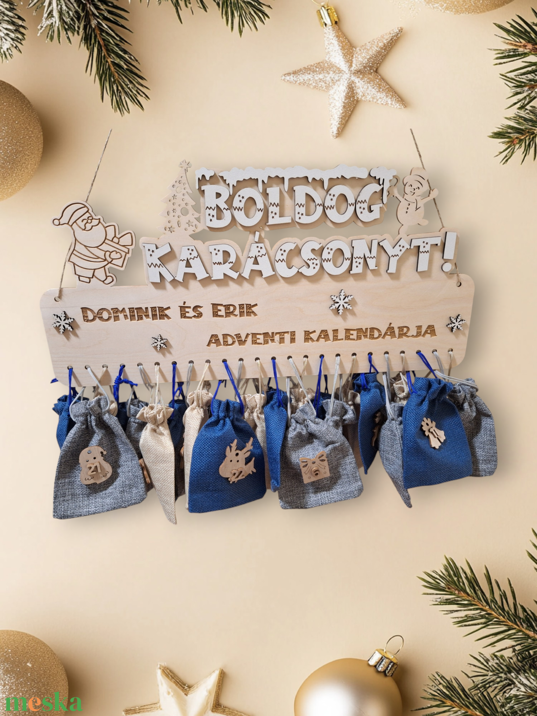 Karácsonyi adventi naptár - karácsony - adventi díszek - adventi naptár - Meska.hu Karácsonyi adventi naptár - karácsony - adventi díszek - adventi naptár - Meska.hu
