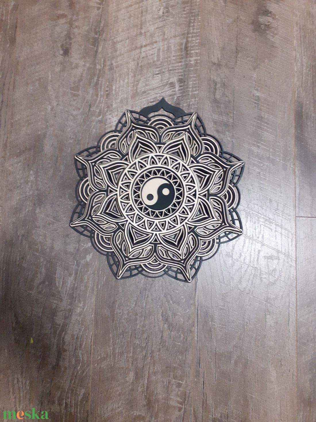 3D mandala yin-yang fali dekoráció - otthon & életmód - dekoráció - fali és függő dekoráció - falra akasztható dekor - Meska.hu 3D mandala yin-yang fali dekoráció - otthon & életmód - dekoráció - fali és függő dekoráció - falra akasztható dekor - Meska.hu
