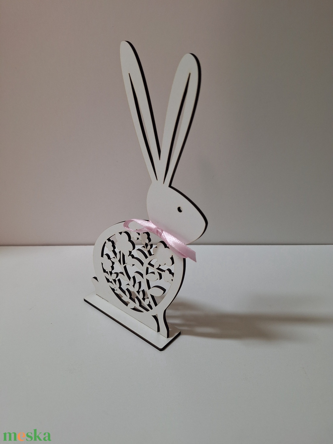 Nyuszis húsvéti dekoráció - otthon & életmód - dekoráció - asztal és polc dekoráció - asztaldísz - Meska.hu