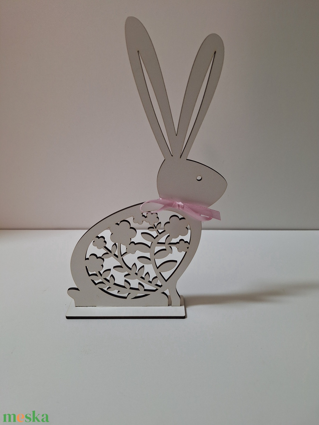 Nyuszis húsvéti dekoráció - otthon & életmód - dekoráció - asztal és polc dekoráció - asztaldísz - Meska.hu